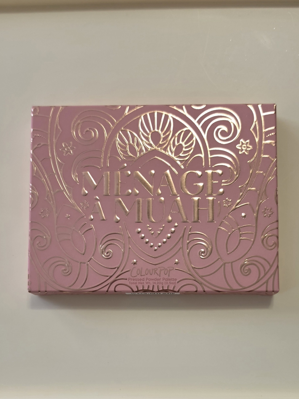 ColourPop Menage A Muah 12-Pan Eyeshadow Palette Mauve Pink Plum NIB Authentic
